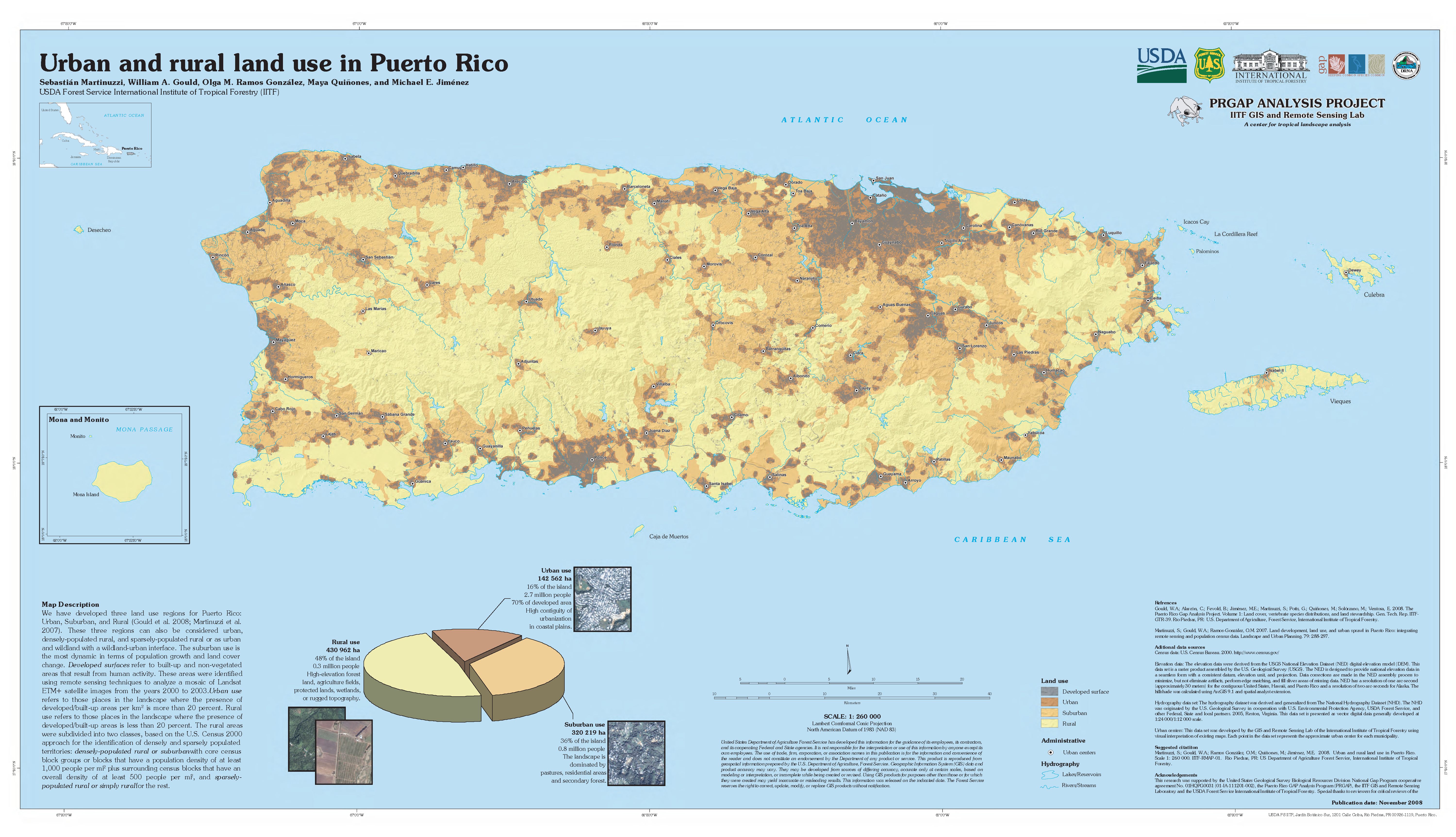 Usda Forest Service Fsgeodata Clearinghouse Puerto Rico Gap Analysis Project